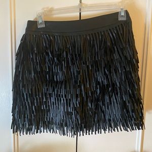 ETHEREAL BY LOVEMARKS HIGHWAIST FAUX LEATHER SKIRT